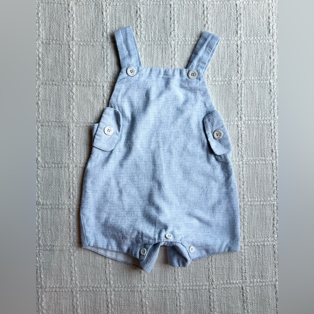 Paz Rodríguez light Blue baby Overalls